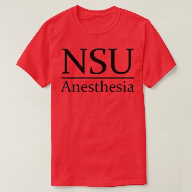 Camiseta Anestesia NSU Básica (Frente do Design)