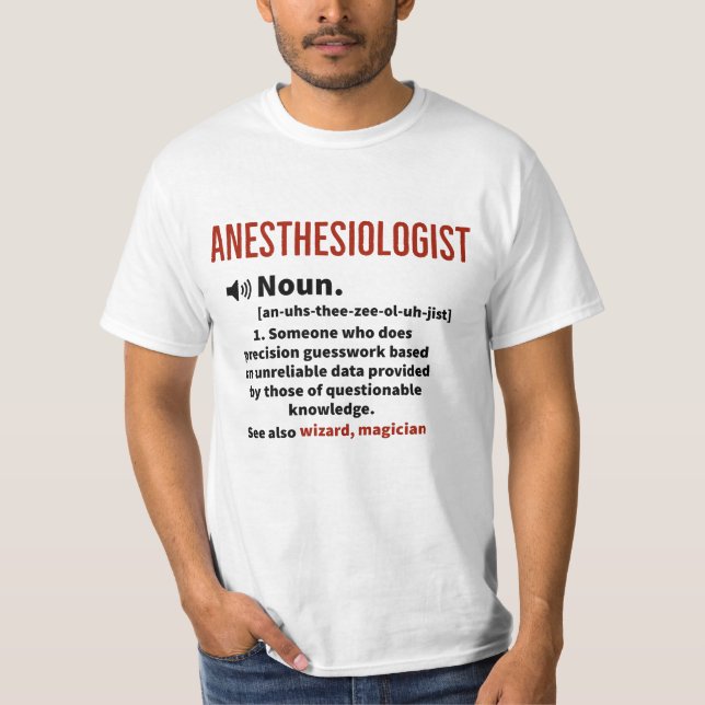 Camiseta Anestesiologista (Frente)