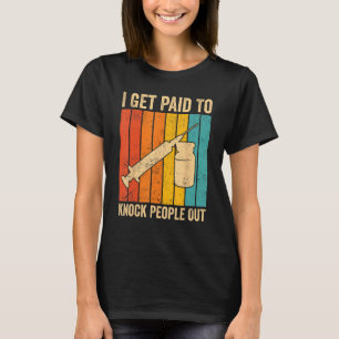 Camiseta Anestesiologista Anestesiologia Ganha Dinheiro Par