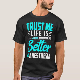 Camiseta Anestesiologista Confie Em Mim No Anestésico