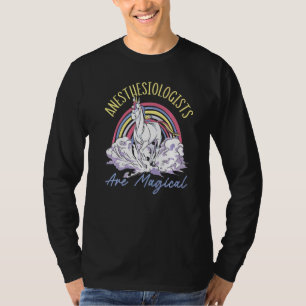Camiseta Anestesiologista São Médicos Mágicos Anestesia Uni