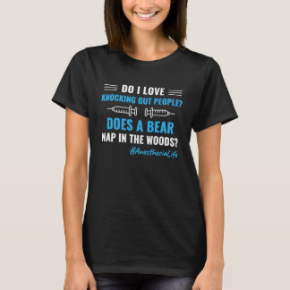 Camiseta Anesthesia Nurse CRNA  Anesthesiologist Anesthetis