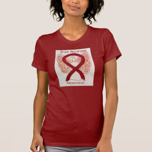 Camiseta Aneurisma Cérebro Sensibilização Fita Angel Cam
