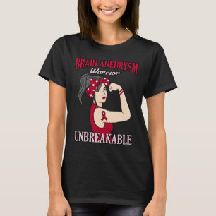 Camiseta Aneurisma do Cérebro Guerreiro Consciência Mês Apo