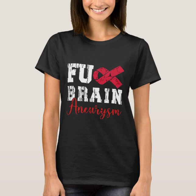 Camiseta Aneurismo cerebral Guerreiro Doença Médica Aneuris (Frente)