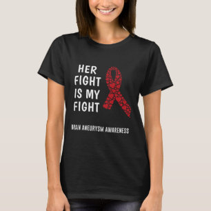 Camiseta Aneurismo cerebral Sensibilização Cérebro Cirurgia