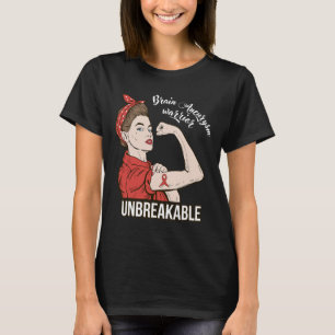 Camiseta Aneurismo Cérebro Guerreiro de Consciência Teto In