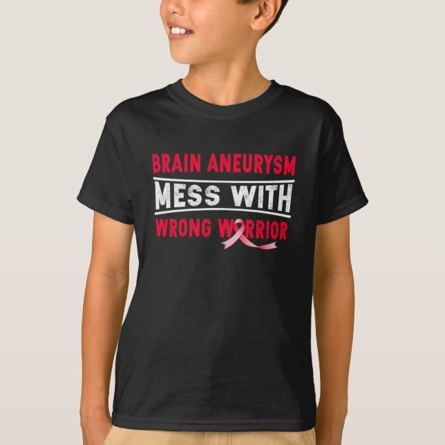 Camiseta Aneurysm Mess Com O Guerreiro Errado (Frente)