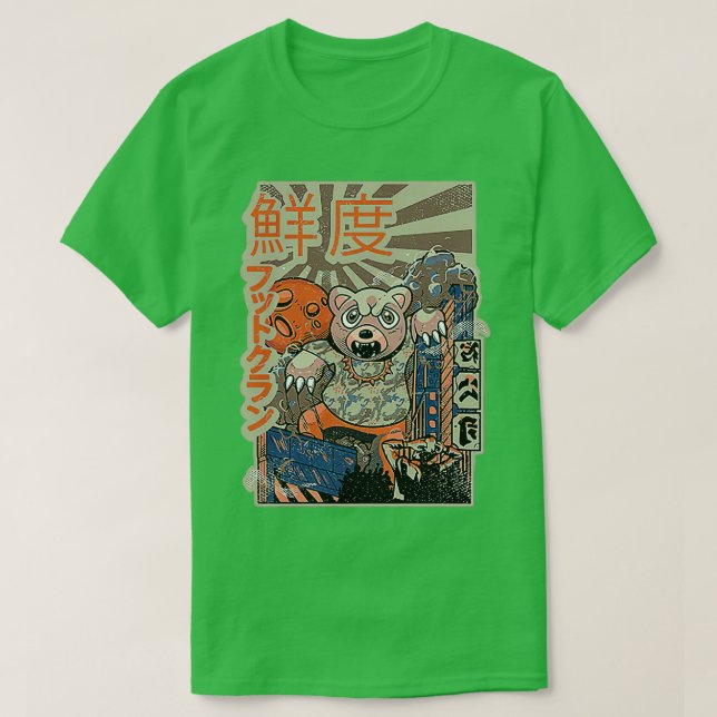 Camiseta Anexar O Filme De Horror Com Enchama Do Urso (Frente do Design)