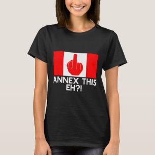 Camiseta Anexo Este Eh! Sinalizador Funny Pro Canada Para A