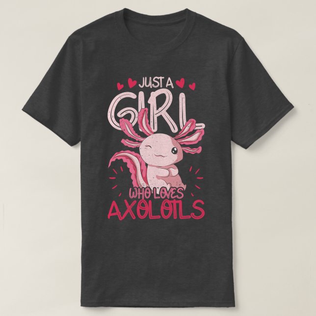 Camiseta Anfíbio Mexicano Lover Apenas Uma Menina Que Ama A (Frente do Design)