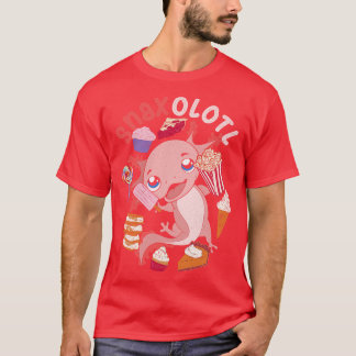 Camiseta Anfíbio mexicano Lover Snaxolotl Funny Axolotl