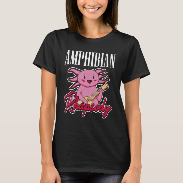Camiseta Anfíbios anfíbios da rapódia anfíbia (Frente)