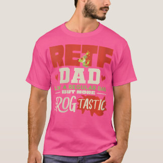 Camiseta Anfíbios do Sapo de Árvore Vermelha Pai Retf