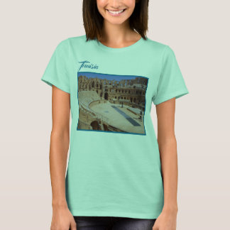 Camiseta Anfiteatro de Gladiador Romano El Jem na Tunísia
