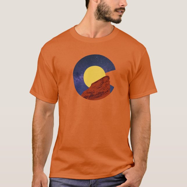 Camiseta Anfiteatro Red Rocks Morrison (Frente)
