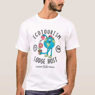 Camiseta Anfitrião de lodge de ecoturismo