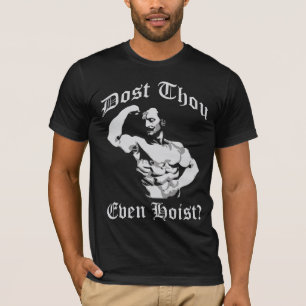 Camiseta Anfitrião de mil de Dost mesmo? Eugen Sandow -