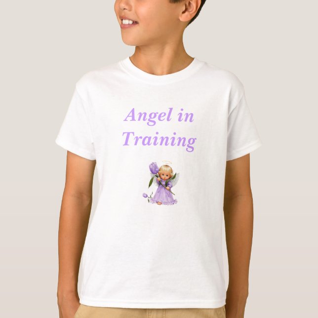 Camiseta angel_1002_wg, Angel in Training (Frente)