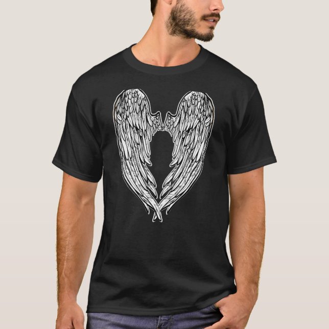 Camiseta Angel Asas Nas Costas (Frente)