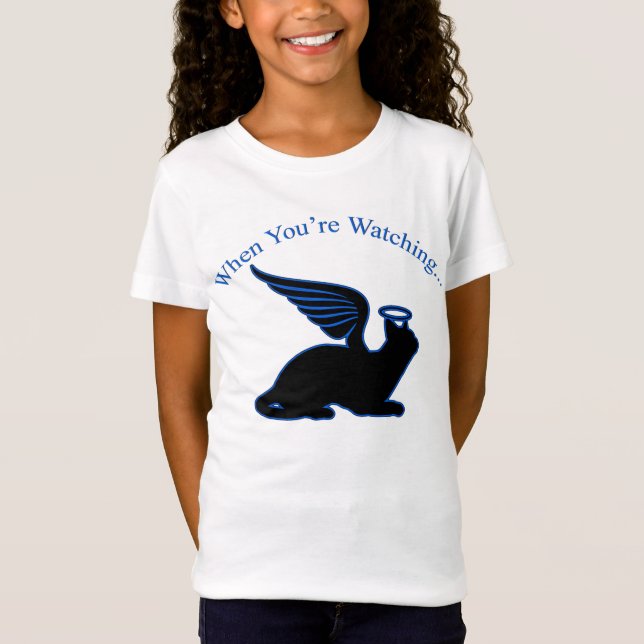 Camiseta Angel Cat Na Frente (Frente)