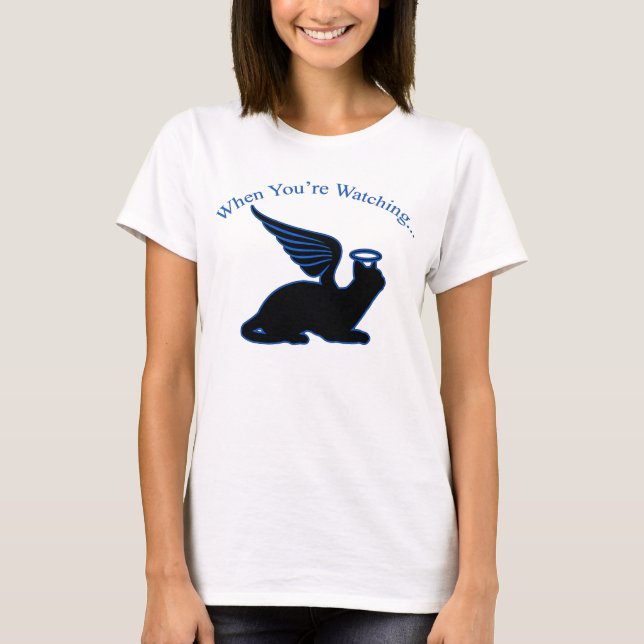 Camiseta Angel Cat Na Frente (Frente)