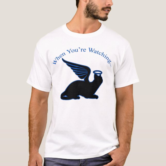 Camiseta Angel Cat Na Frente (Frente)