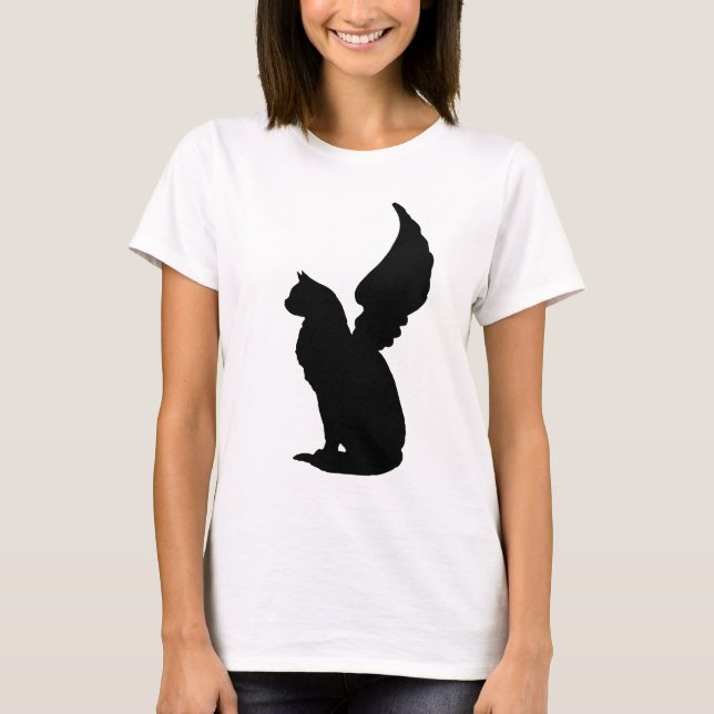 Camiseta Angel Cat T-Shirt (Frente)