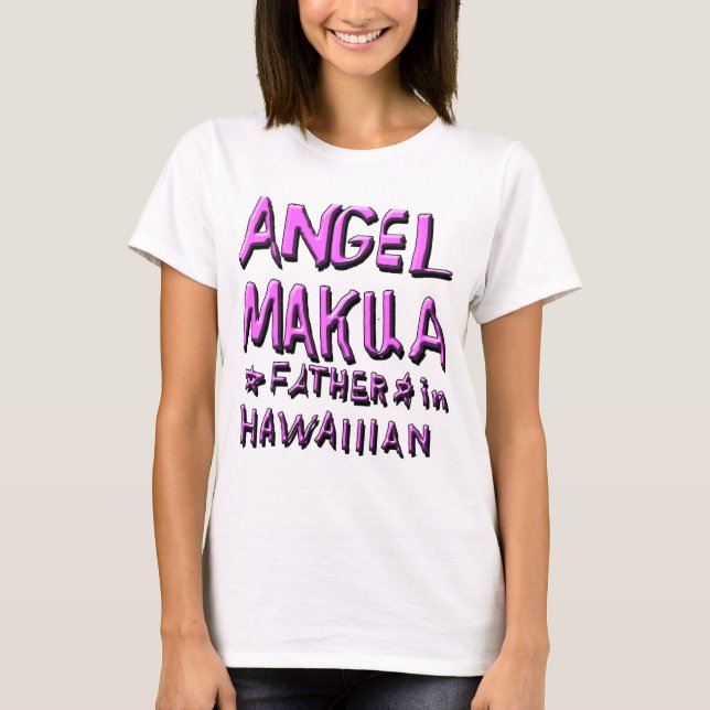 CAMISETA ANGEL MAKUA, PAI NO HAWAIIAN 1 (Frente)