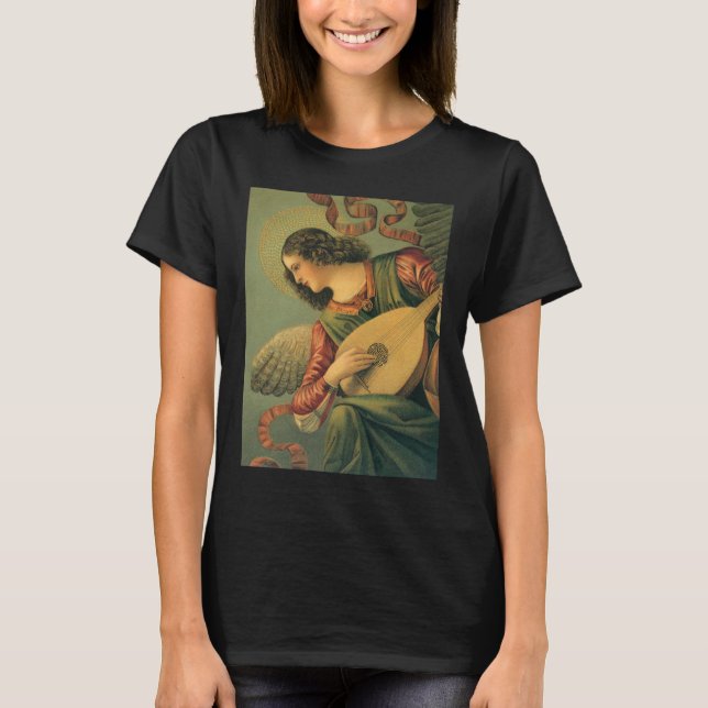Camiseta Angel Musical, Melozzo da Forli, Arte Renascentist (Frente)