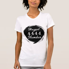 Camiseta Angel Number "444" Bella+Canvas Ajustado fino femi