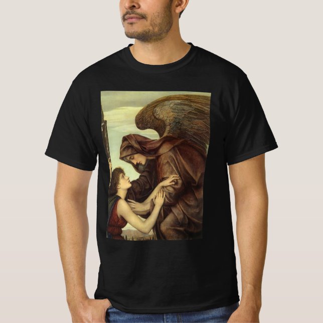 Camiseta Angel of Death por Evelyn De Morgan (Frente)