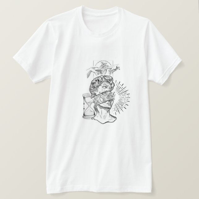 Camiseta Angel of Wisdom T-shirt - Spiritual Graphic 2 Tee (Frente do Design)
