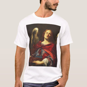 Camiseta Angel Segurando o navio e a toalha