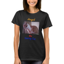 Camiseta Angel the Sassy Cat