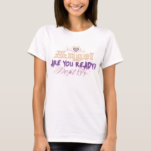 Camiseta Angel, você está pronto (Frente)