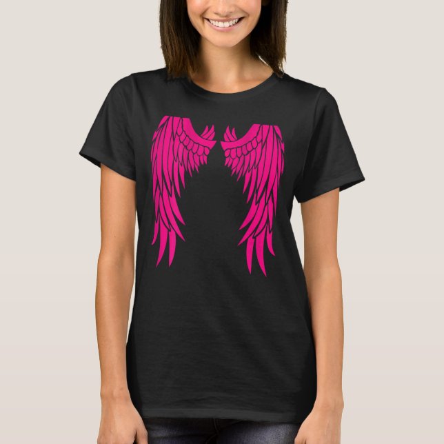 Camiseta Angel Wings on your Back - Glam Heavenfantasy T (Frente)