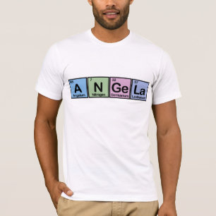 Camiseta Angela fez dos elementos