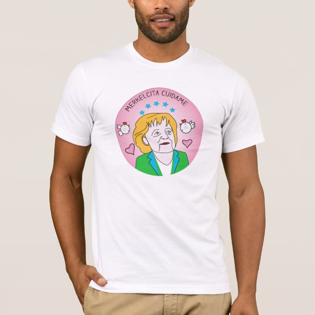 Camiseta Angela Merkel Merkelcita Plis (Frente)