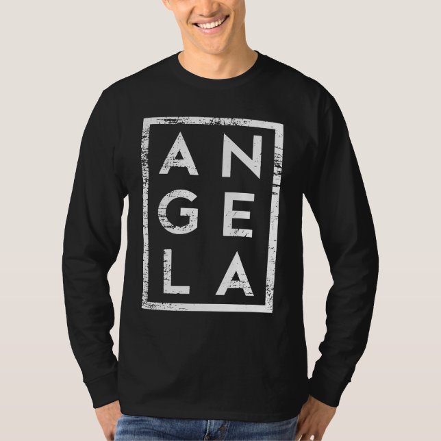 Camiseta Angela Minimalismo (Frente)