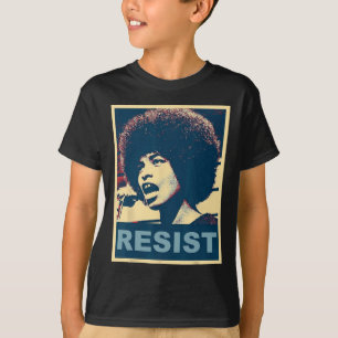 Camiseta Angela - Resistir - Davis 2