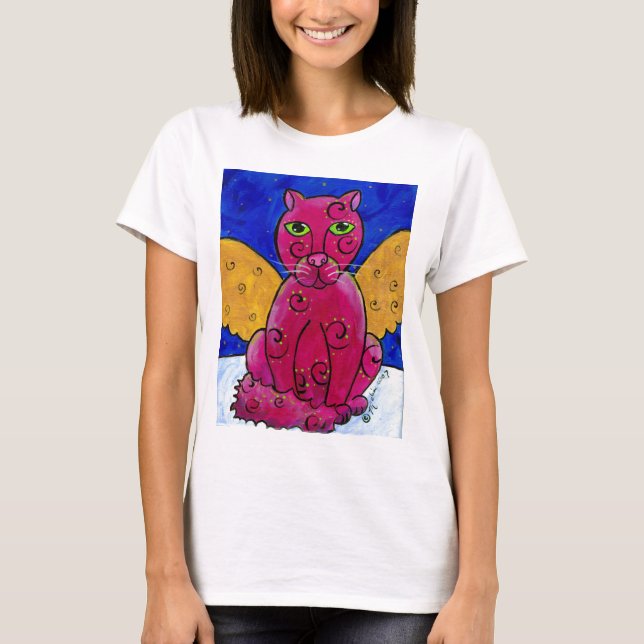 Camiseta AngelCatPink (Frente)