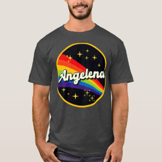 Camiseta Angelena Rainbow No Space Vintage Style