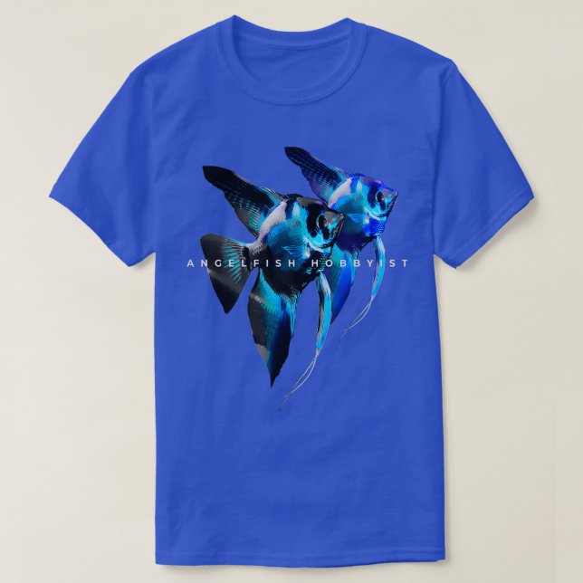 Camiseta Angelfish Hobbyist Facemask (Frente do Design)