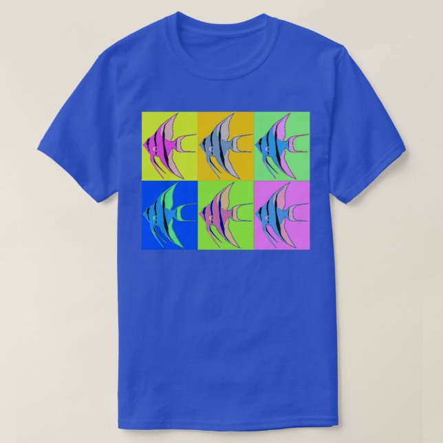 Camiseta Angelfish Mod Art 1° (Frente do Design)
