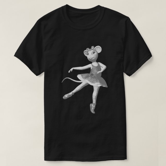 Camiseta Angelina Ballerina Classic (Frente do Design)