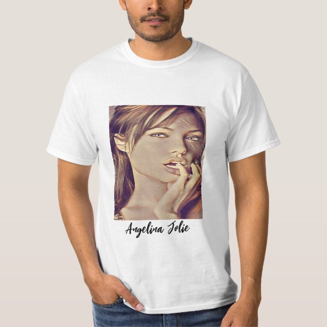 Camiseta Angelina Jolie t shirt (Frente)
