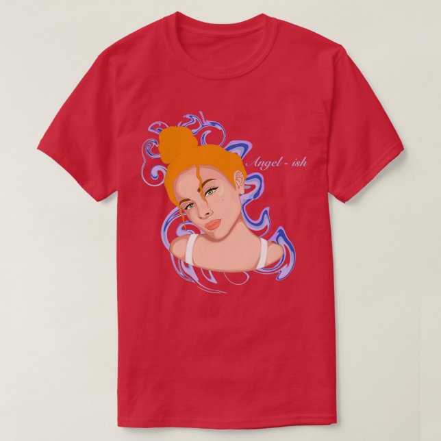 Camiseta Angelish (Frente do Design)