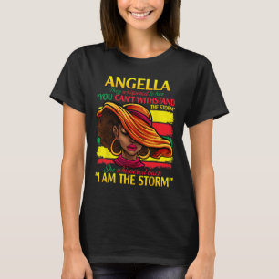 Camiseta Angella Primeiro Nome Sobrenome Família História P