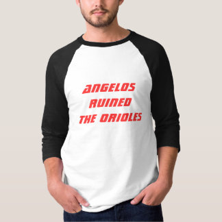 CAMISETA ANGELOS ARRUINOU O ORIOLE